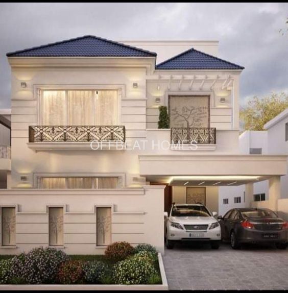 10 Marla House Front Elevation Design - Offbeat Homes (SMC) Pvt Ltd.