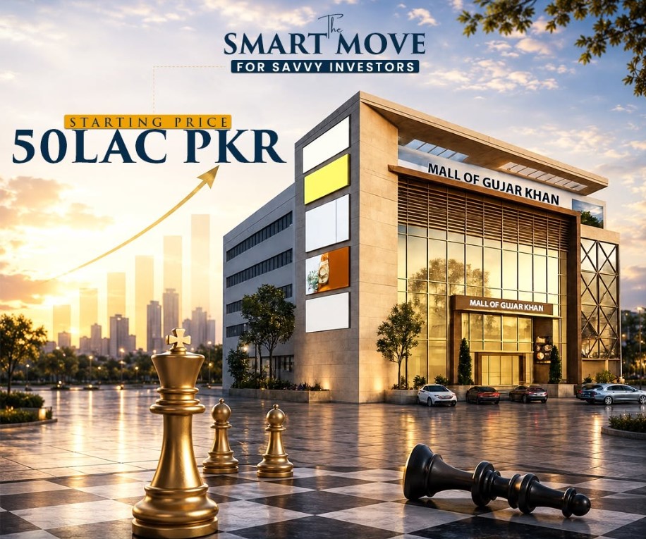 Premium commercial units and booking inventory available at Mall of Gujar Khan
