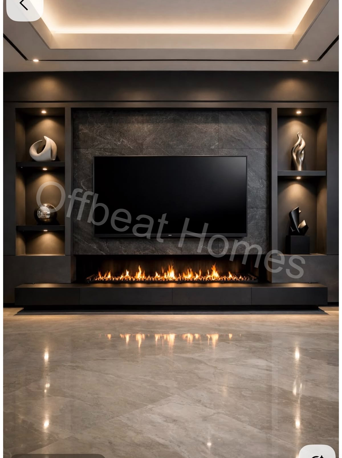 Modern TV Wall Design Bahria Enclave